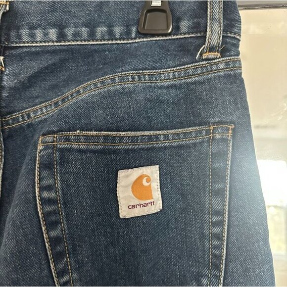 Men’s Carhartt Pontiac Pant Denim Jeans in Bluestone Wash Size Size 30‎ x 32 - Picture 7 of 10